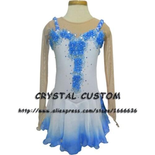 Hot Selling Ice Skating Dresses For Girls Spandex Graceful New Brand Figure Skating Competition Dress Customized DR2665