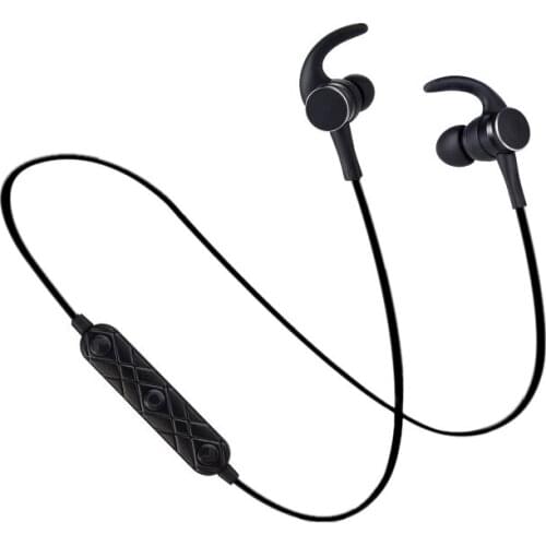 MST I9 Bluetooth 4.1 Headphones Magnetic Neckband Stereo Sports Wireless Earphones Sports Running For Android Microphone