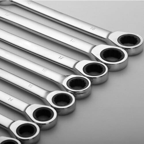 Ratchet Combination Metric Wrench Set Hand Tools Torque Gear Socket Nut Tools a set of key