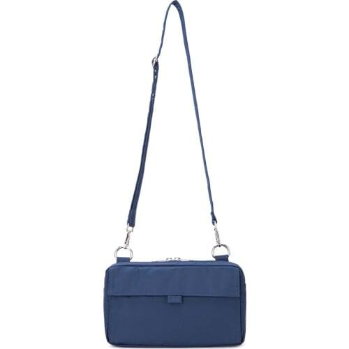 Shoulder bag men and women simple neutral nylon casual messenger bag waterproof phone bag