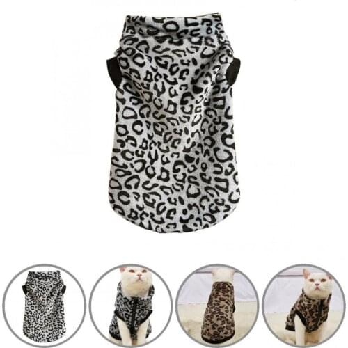 Plush Cozy Cat Dog Two-legged Vest Clothes Casual Dog Knitwear Zipper Design for Autumn Winter