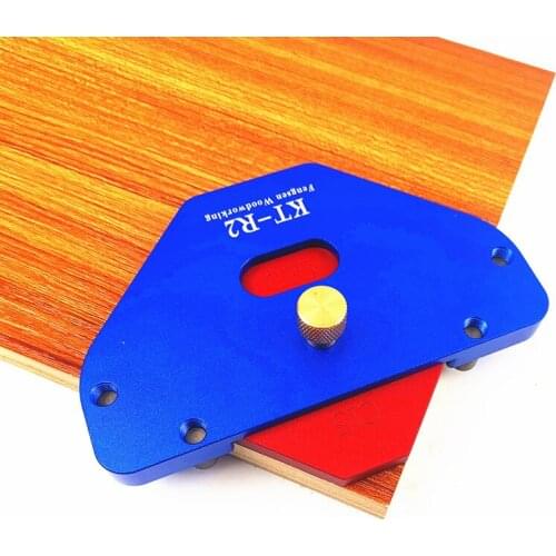 Wood Panel Radius Quick-Jig Round Corner Jig Templates R5-R30 T5-T30 Router Table Bits Jig Corner Templates Kit
