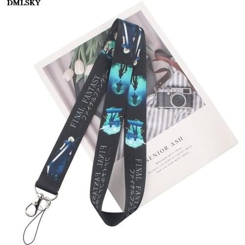 MD135 DMLSKY Cartoon Game Character lanyard Keychain Lanyards for ID Mobile Phone Rope Neck Straps Kids Accessories