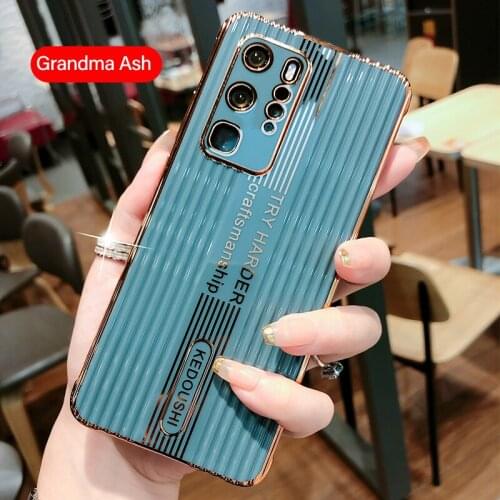 Luxury Cute Plating Trunk Silicone Phone Case For Huawei P40 P30 P20 Mate 30 20 Pro Honor 30 Ultra-thin Camera Protection Cover