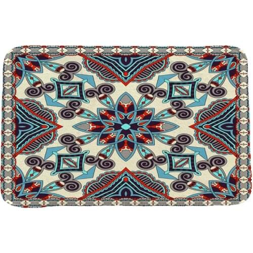 Ethnic Style National Customs Rug Hallway Carpets and Rugs for Bedroom Living Room Carpet Kitchen Bathroom Anti-Slip Floor Mats
