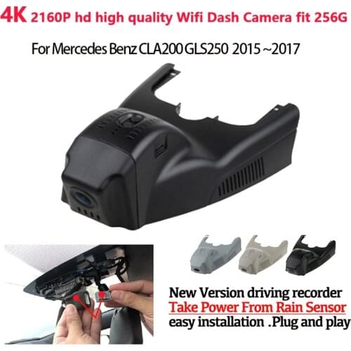 HD 4K 2160P Easy Installation Car DVR Dash Camera Video Recorder Camera for Mercedes Benz GLA CLA200 GLS250 2015 2016 2017 2018