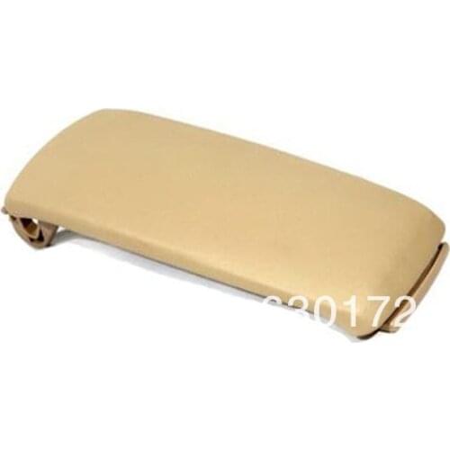 Interior Armrest Cover Lid (Leatherette Beige) For Audi A6 C5
