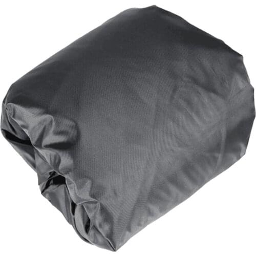 Waterproof Duty 210D Boat Cover Trailerable Fishing Ski Bass V-Hull Tri-Hull Runabouts Black