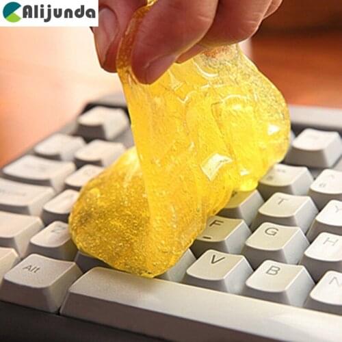 Magic universal clean plastic keyboard clean mud auto universal cyber super clean glue microfiber dust mud jelly