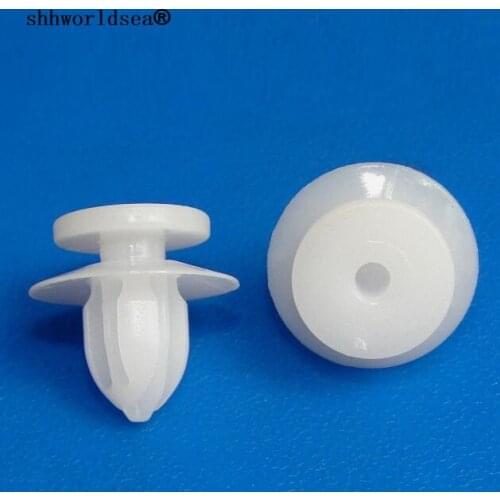 Shhworldsea 100pcs car clip fasteners Rocker Panel Sill Fender Clip for MITSUBISHI#MU000573