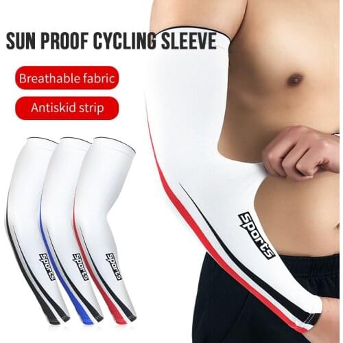 1 Pair Unisex Breathable Sun-Protective Ultrathin Fabrics Arm Sleeve Barcer Suitable For Mountaineering Fishing Sport Protection