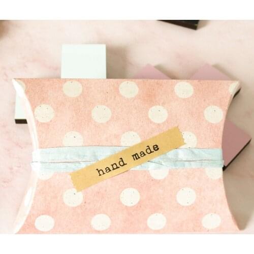 120PCS Handmade Hand-Wrapped Sealing Sticker Kraft Sticker Baking DIY Gift Candy Box Stickers Adhesive Seal Labels Scrapbooking