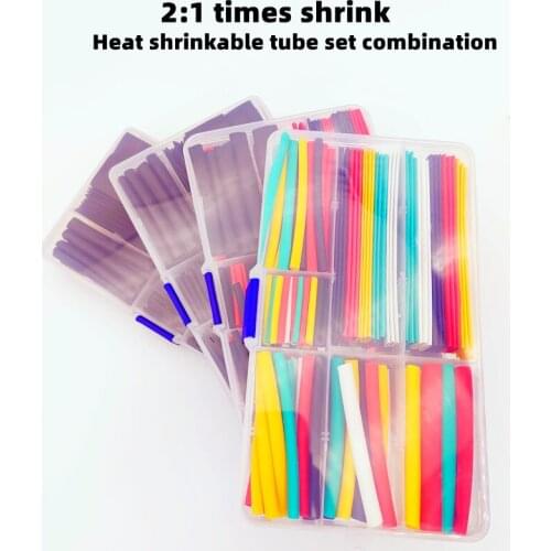 150pcs heat shrink tubing 2:1 electronic DIY kit, insulated polyolefin wire repair sheath heat shrink tubing cables and cables