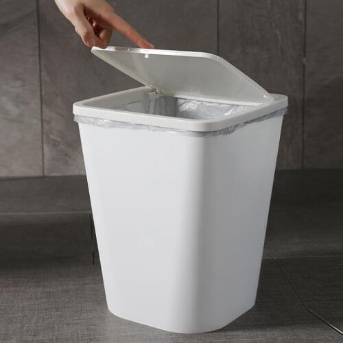 8L Mini Trash Can Press Type Creative Classification Household Trash Can Living Room Kitchen Small trash Bathroom