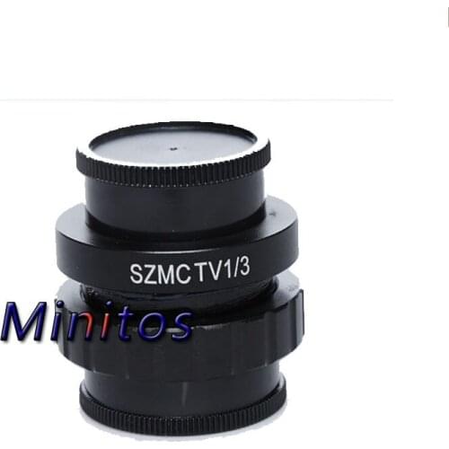 0.3X C-mount Lens Adapter 1/3 CTV Adapter For SZMCTV1/3 Trinocular Stereo Microscope Camera Accessories
