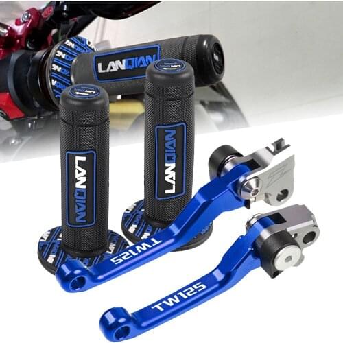 FOR YAMAHA TW125 TW 125 1999 2000 2001 2002 2003 2004 Motorcycle CNC Aluminum Dirt Bike Brake Clutch Levers Hand Grip Handlebar