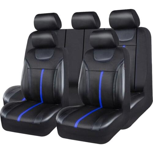 Car-pass PU Leather Car Seat Covers Luxury Universal Automotive interior Seat Cover for toyota Mazda Volkswagen Hyundai Kia Lada