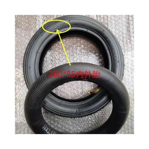Childrens tricycle pneumatic wheel accessories inner tube outer tire baby wheel 260*55 outer tire 10*2.125 inner tube