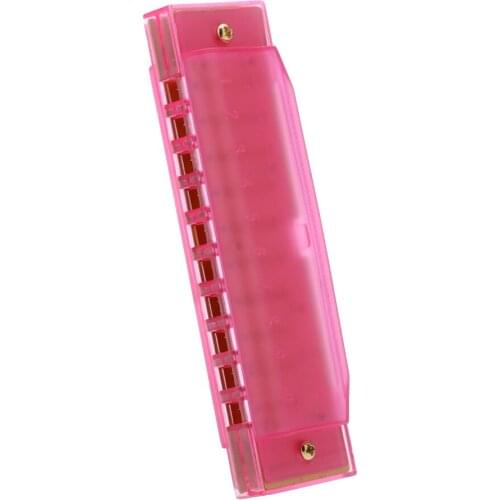 Diatonic Harmonica 10 Holes Blues Harp Mouth Organ Key of C Reed Instrument with Case Kid Musical Toy