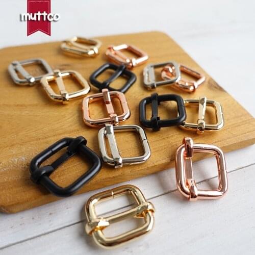 DIY dog collar metal adjustable buckle for 15mm webbing belt buckles handbag bag pet products durable adjuster 4 colors