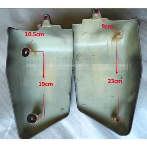 For for earth eagle king DD250E - 5 / Honda CA250 side cover/sheeting/jialing JH250 side cover/new black flower