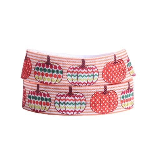 FLRA FOE Pumpkin foe, Halloween elastic ribbons