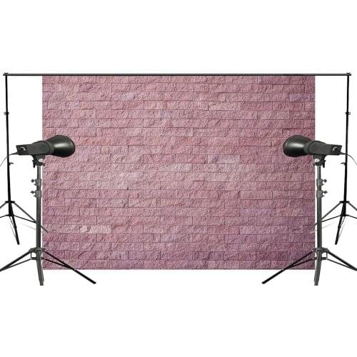 7x5ft Beautiful Simple Style Pink Brick Photography Background Kids Wedding Photo studio Backdrop photography Wall
