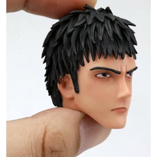 H001 H002 1/6 Soldier 7 Miyagi Ryoda Head Sculpture No. 14 Mitsui Head Sculpture 12-inch Action Figure Body Head Accessories