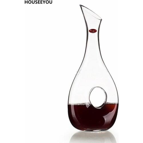 Crystal Wine Decanter Selecta Liquor Whiskey Glass Wine Decanter Fashion Gift Home Kitchen Bar Sets Accessories Barware Supplies