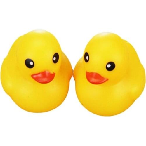 Pet Toy Vinyl Vocal Little Yellow Duck Dog Toy Squeeze Squeak Funny Safety Rubber Dog Molar Chew Toy, Pet Accessories Supplies