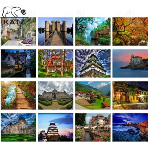 Reef Sea Lighthouse Light Diamond Painting Cross Stitch Natural Scenery Picture Handmade Diy Diamond Embroidery Inlaid Gift Toy