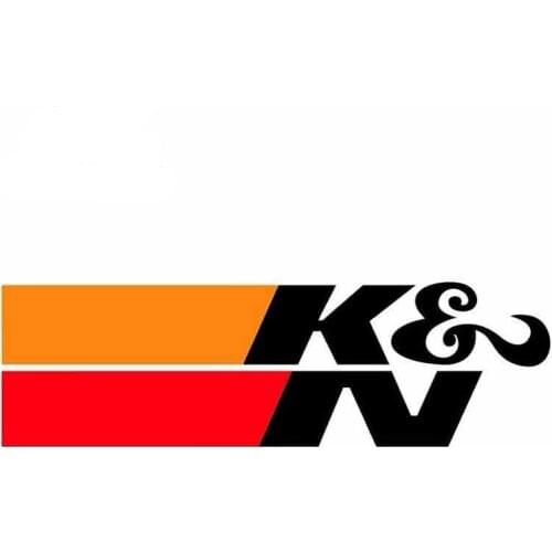 Creative 13*3.9cm for K & N Suitable for VAN Car Stickers and KK Decals Occlusion Scratch Waterproof PVC Graffiti Windshield