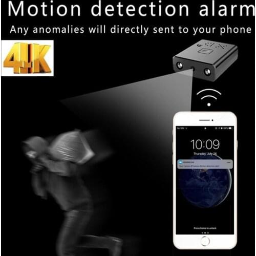 4K 1080P Mini Wifi Camera Home Security Camcorder Night Vision Micro Cam Motion Detection Video Recorder suport Hidden tf card