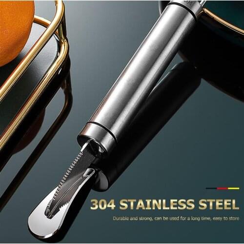Stainless Steel Orange Peeler Lemon Citrus Peeler Zester Grater Practical Fruit Grapefruit Opener Cutter Kitchen Gadgets