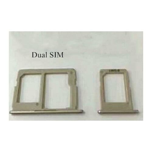 20 pcs/lot New Single and Dual Sim Slot Sim Card Holder Tray Reader Compatible For J6 J600F J600FD J600D