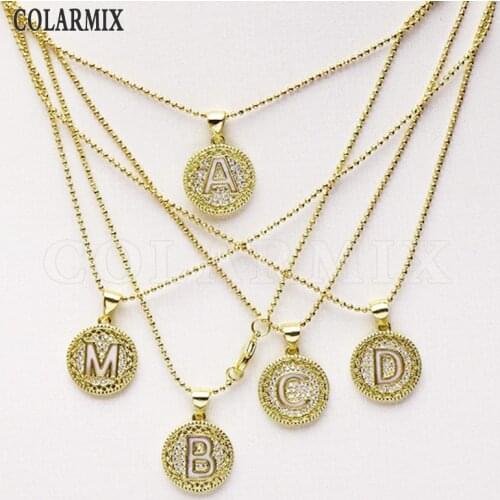 4 strands Letter pendants necklace A-Z letter jewels pendant necklace fashion necklace accessories for women 6234