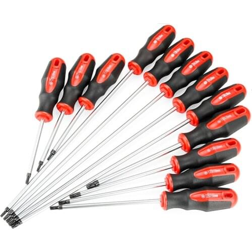 Torx Star Precision Screwdriver S2 HRC50-62 Magnetic Screw Driver T8 T10 T15 T20 T25 T27 T30 for Home Phones PC Repair Tool