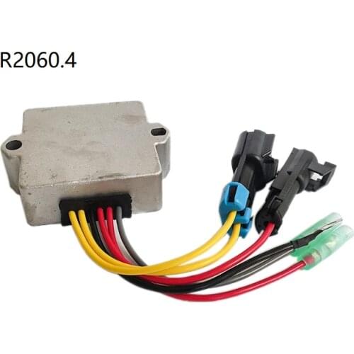 1 sets Voltage Regulator R2060.4 For MERCURY MARINE 6 WIRE W/ PLUG 8883072T2, 854515T2, 893640-002, 883071T1