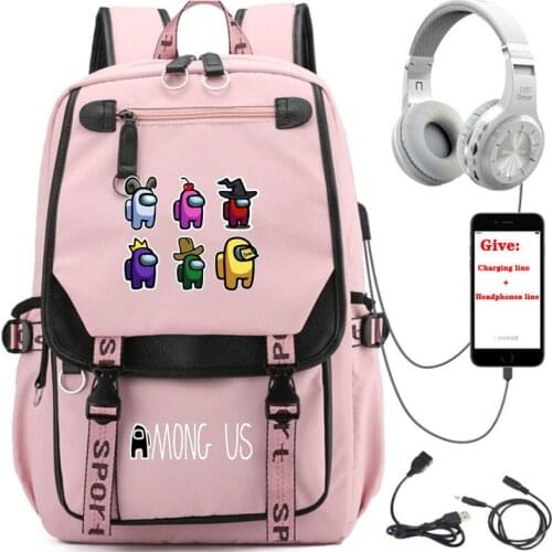 USB Charging teenagers Laptop packsack Game logo backpack boys Girl School book Bag Women men Travel Backpack Book Bag