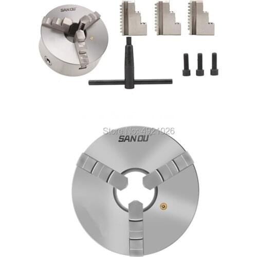 SANOU CNC Self-Centering LATHE Chuck 3 Jaw 12.5" K11-320 K11 320 Hardened Steel for CNC Rotary Axis Drilling Milling Machine