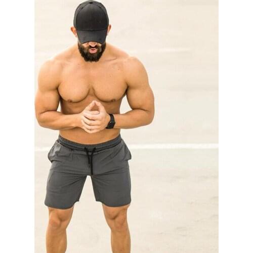 New Mens Quick Dry Shorts Calf-Length Gyms Fitness Bodybuilding Joggers Shorts Workout Brand Sporting Short Pants Sweatpants