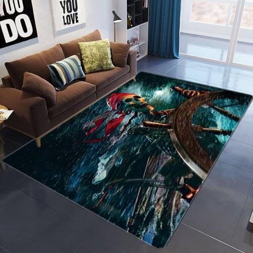 Nordic Skull Halloween Party Decor Carpets For Living Room Bedroom Area Rugs Soft Flannel Geometric Home 3D Skulls Mats/Carpet