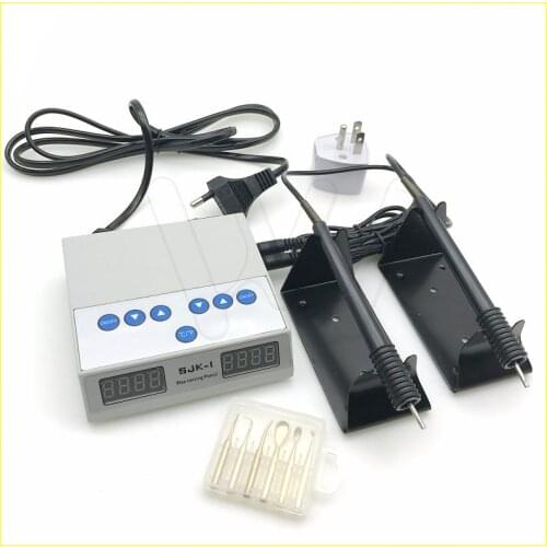 Dental Lab Electric Thin Waxer Carving knife Machine Double Pen 6 Wax Tip Pot Dental Lab