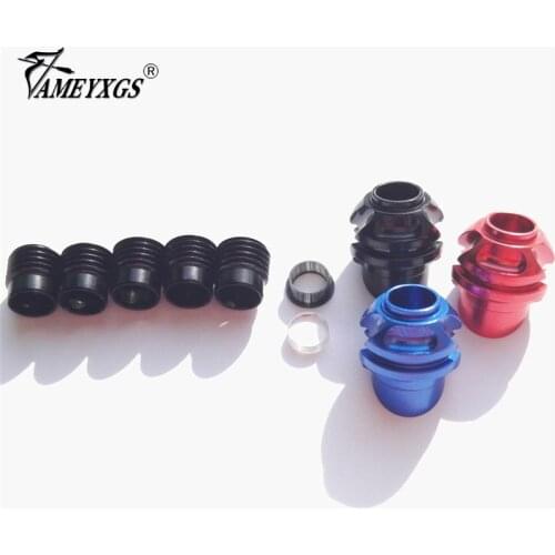 Archery 45 Degree Compound Bow Peep Sight 5pcs Inner core Aluminum Housing Clarifier Aperture Lens Compound Bow Shooting Hunting