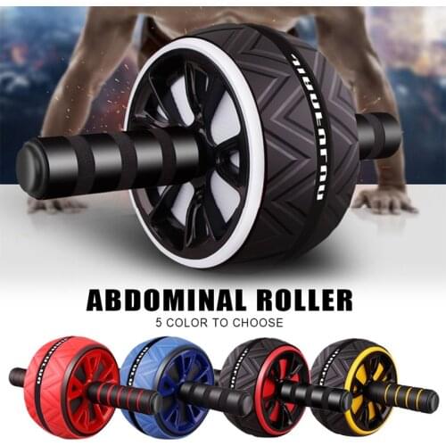 Fitness ab roller wheel Silent abdominal muscle trainer sport at home workout kit bodybuilding machine Gym power roll ab trainer