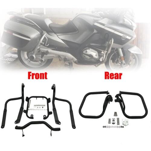 For BMW R1200RT R 1200 RT 2005-2013 2009 2010 2011 2012 Front&Rear Engine Guard Highway Freeway Crash Bar Fuel Tank Protector