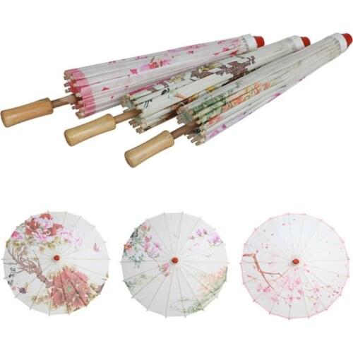 Women Umbrella Japanese Cherry Blossoms Silk Ancient Dance Umbrella Decorative Umbrella Chinese Style Oil Paper Umbrella