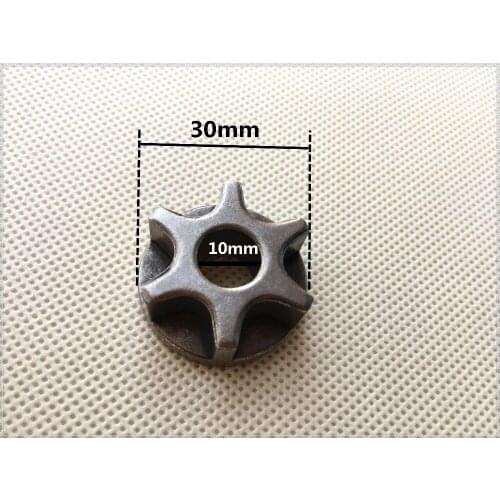 10PCS Chain saw Gear for 100# 10mm Bosch Angle Grinder replacement star gear for chainsaw bracket Asterisk adapter