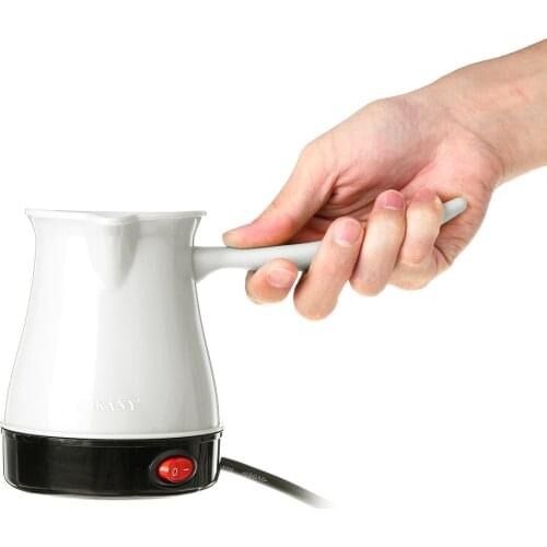 220V 600W Coffee Maker Stainless Steel Separated Italian Moka Pot Greek Turkish Electric Coffee Pot Portable Espresso Machine