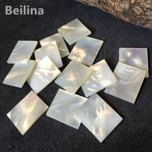 1lot(5pcs)20mm /28mm/2mm white Natural mother of pearl shell DIY musical instrument accessories and crafts inlay carved material